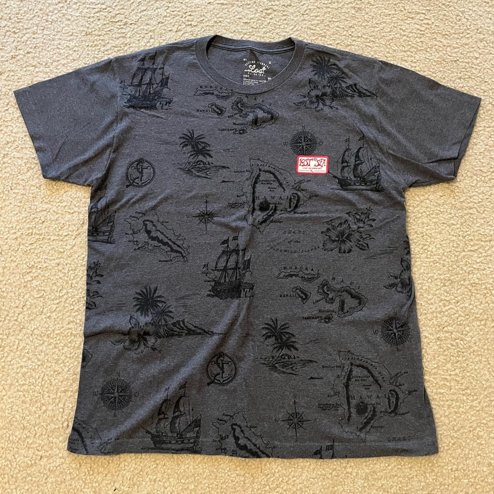 ☀️🌊🌴LOST ENTERPRISES Graphic Men's T-Shirt